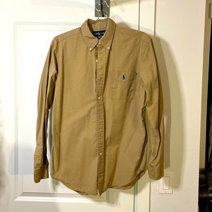 Ralph Lauren Tan Dress Shirt (M)